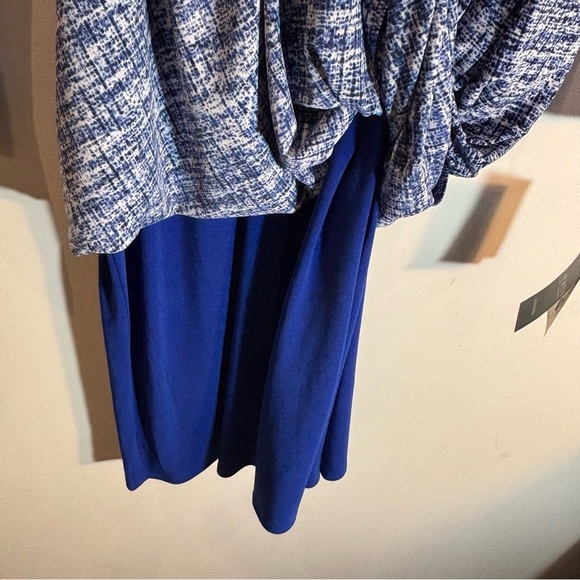 LAUREN RALPH LAUREN Sz 14 Jersey Knit 3/4 Sleeve Above the Knee Dress NEW - Picture 10 of 13